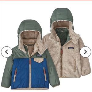 Patagonia Boys Reversible Tribbles Hoodie 4T